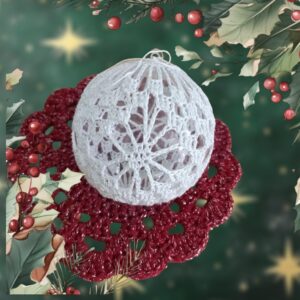 Bombka Szydełkowa (8 cm)