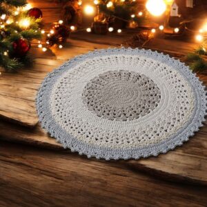 Dywan Szydełkowy ze sznurka bawełnianego